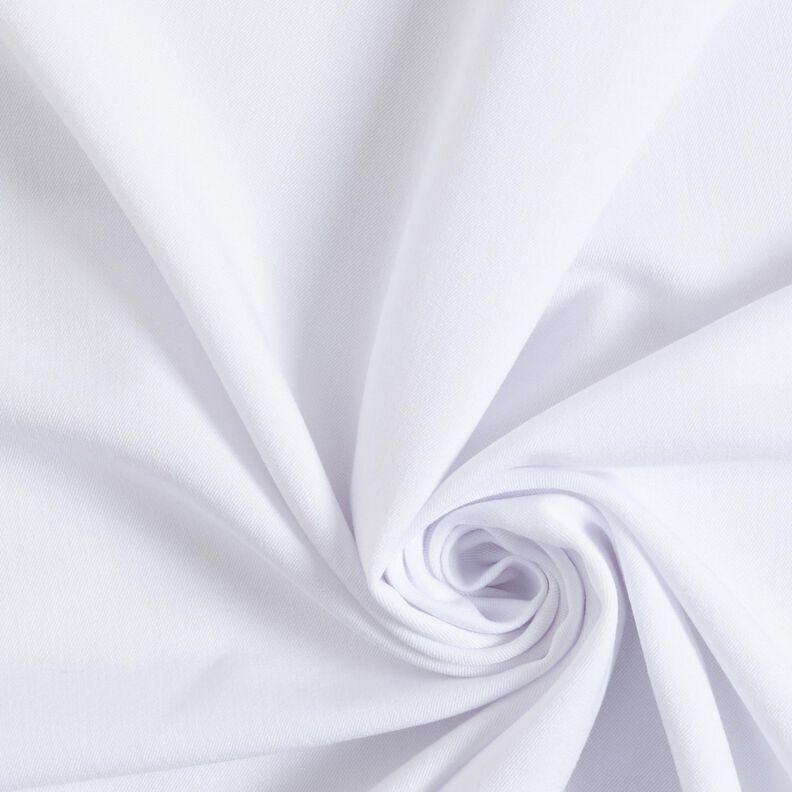 Gabardyna Bi-Stretch – biel,  image number 1