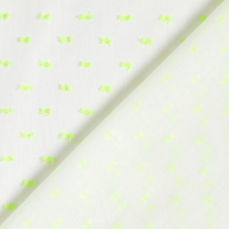 Batyst Neon-Dobby – biel/neonowa żółć,  image number 5