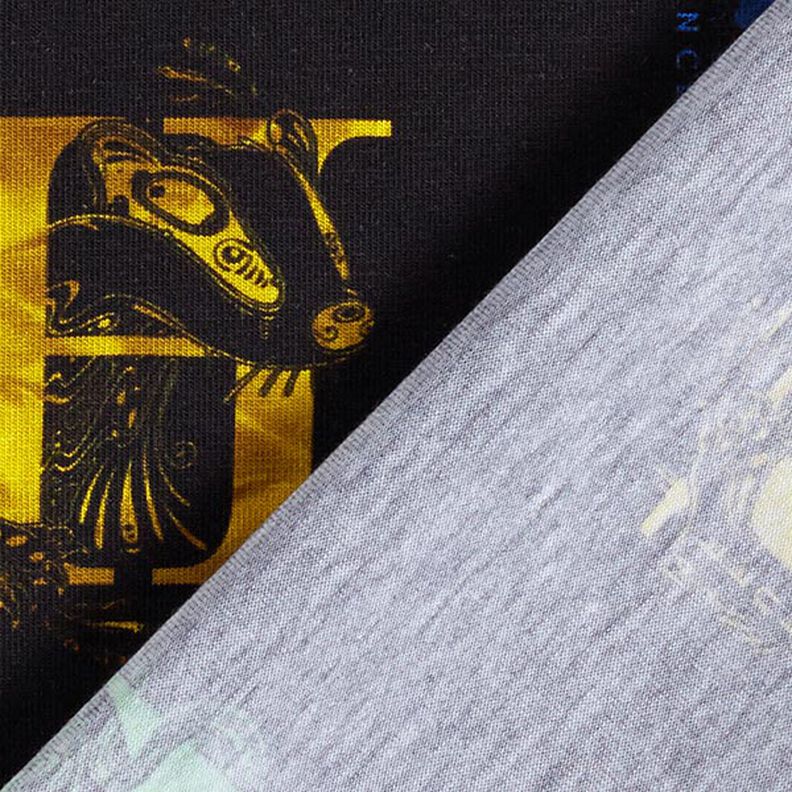 Dżersej bawełniany Tkanina na licencji Harry Potter, inicjały i zwierzęta heraldyczne | Warner Bros.,  image number 4