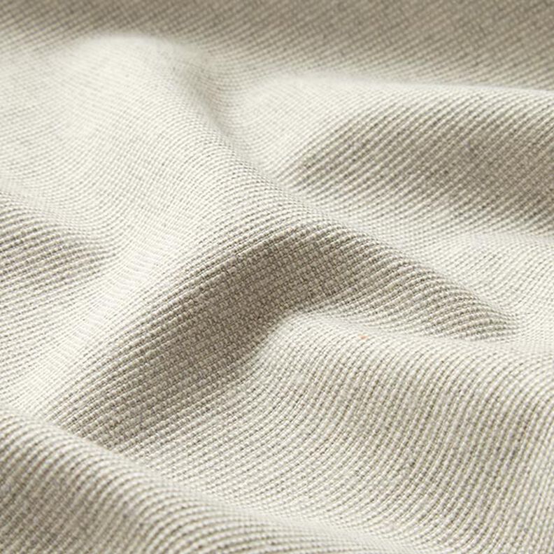 Tkanina dekoracyjna half panama o strukturze prążków bawełna z recyklingu – mglisty szary,  image number 2