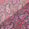 Krepa szyfonowa ze wzorem paisley – czerwona lilia,  thumbnail number 4