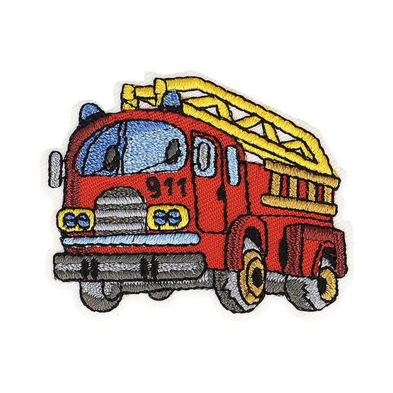 Aplikacja wóz strażacki [ 4 x 5 cm ] – chili,  image number 1