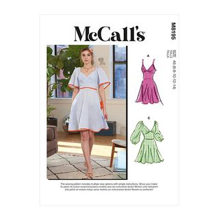Sukienka | McCalls 8195 | 32-40, 