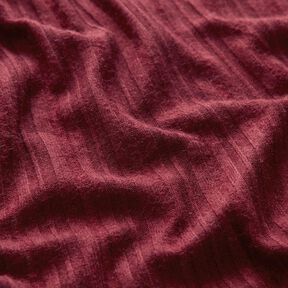 Dzianina prążkowana jednokol. – bordo, 