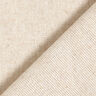 Tkanina dekoracyjna half panama o strukturze prążków bawełna z recyklingu – beż,  thumbnail number 3