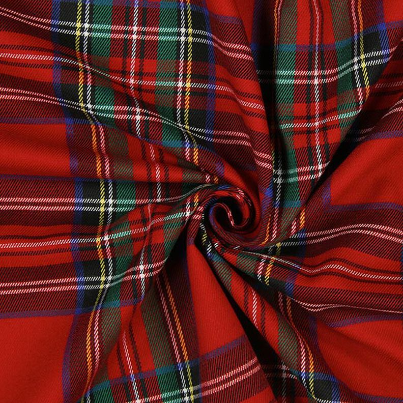 Szkocka krata Tartan kratka duża – czerwień,  image number 2