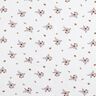 GOTS Dżersej bawełniany rozsypane kwiaty | Poppy Fabrics – biel,  thumbnail number 1