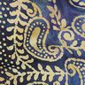 Delikatny batyst bawełniany Batik Paisley – niebieski oceaniczny/piasek,  thumbnail number 2