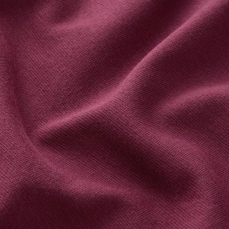 Dzianina ściągaczowa jednokol. – bordo, image number 4