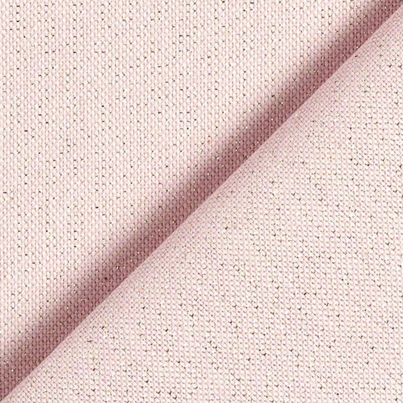 Tkanina dekoracyjna Half panama z lureksem – róż,  image number 3