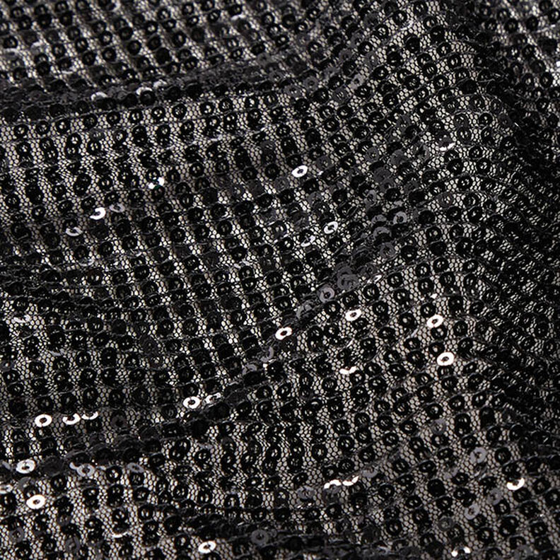 Cekinowe plisy – czerń,  image number 2