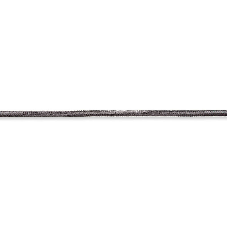 Sznurek gumkowy [Ø 3 mm] – ciemnoszary,  image number 2