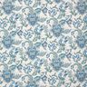 Tkanina dekoracyjna płótno orientalne ornamenty kwiatowe 280 cm – biel/błękit,  thumbnail number 1