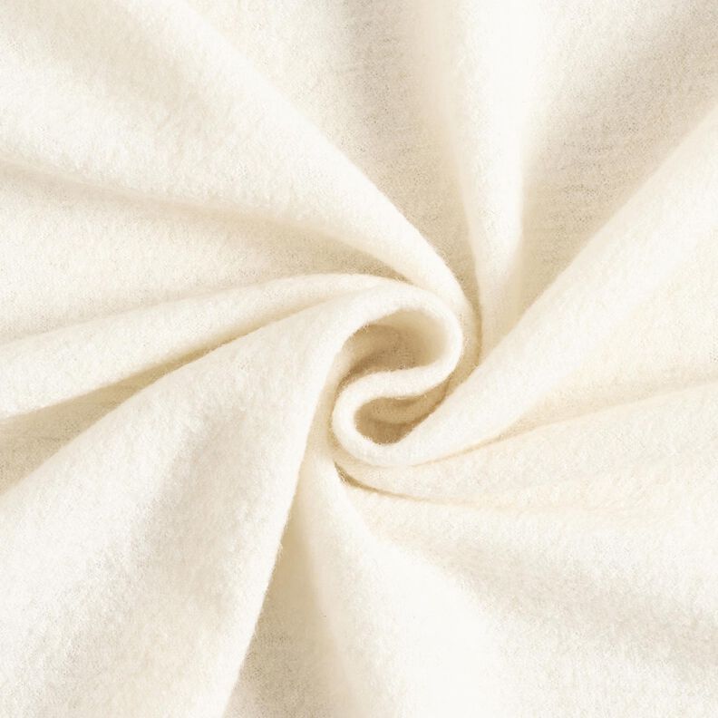 Lekka dzianina swetrowa z wełny z domieszką wiskozy – mleczna biel,  image number 1
