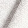 Tkanina outdoor żakard Koliste ornamenty – jasnoszary/mleczna biel,  thumbnail number 4