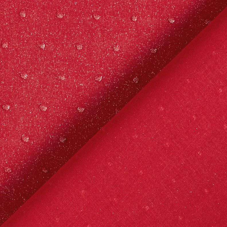 Połyskujący batyst bawełniany dobby – czerwień,  image number 4