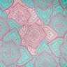 Ręcznik plażowy hammam w żakardowe ozdoby – mięta pieprzowa/purpura,  thumbnail number 1