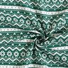 Tkanina bawełniana Popelina wzór norweski – zielony jodłowy,  thumbnail number 3