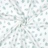 Muślin / Tkanina double crinkle gałązki | Poppy Fabrics – biel/zieleń trzcinowa,  thumbnail number 3