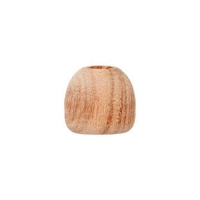 Końcówka do sznurka Drewno oliwne [Przepust: 4 mm] – naturalny, 