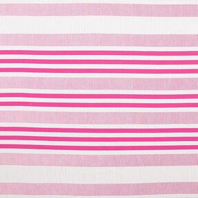 Dżersej wiskozowy kreszowany – biel/pink, 