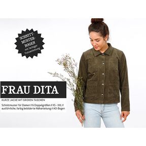 FRAU DITA – krótka kurtka z dużymi kieszeniami, Studio Schnittreif  | XS -  XXL, 