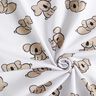 GOTS Dżersej bawełniany koala | Poppy Fabrics – biel/migdałowy,  thumbnail number 3