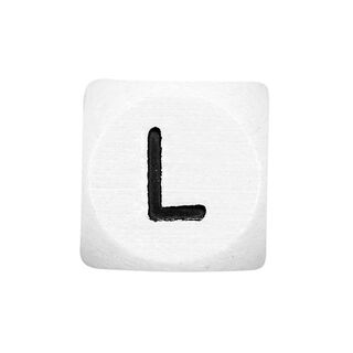 Drewniane literki L – biel | Rico Design, 