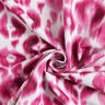 GOTS French Terry batikowa panterka | TCC x LOOKS by Wolfgang Joop – purpura/biel,  thumbnail number 5