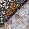 Tkanina bawełniana Kreton motywy kwiatowe – czerń/jasny kreci,  thumbnail number 4