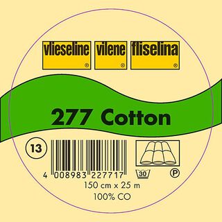 277 Cotton Włóknina bawełniana | Vilene – biel, 