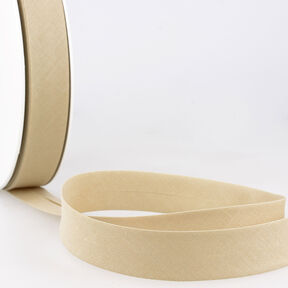 Taśma skośna Polycotton [20 mm] – jasnobeżowy, 