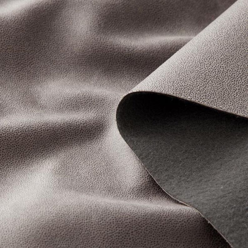 Tkanina tapicerska imitacja skóry z mikrofibry – szary,  image number 3