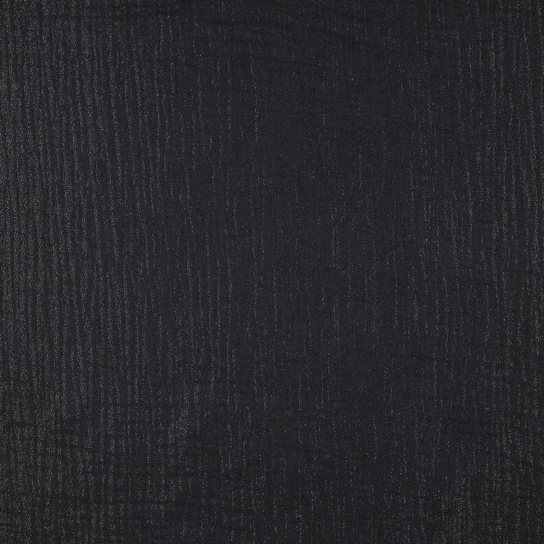 Muślin / Tkanina double crinkle drobne błyszczące kropki | Poppy Fabrics – czerń, image number 4