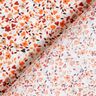 Tkanina bawełniana Kreton rozrzucone kwiaty – różowy/brzoskwiniowopomarańczowy,  thumbnail number 4