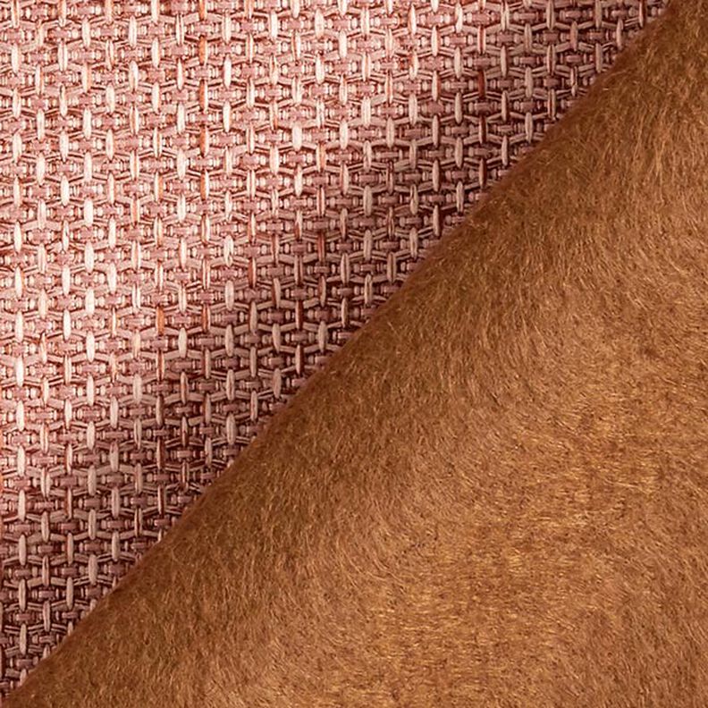 Tkanina tapicerska struktura plastra miodu – stary róż,  image number 3