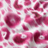 GOTS French Terry batikowa panterka | TCC x LOOKS by Wolfgang Joop – purpura/biel,  thumbnail number 3