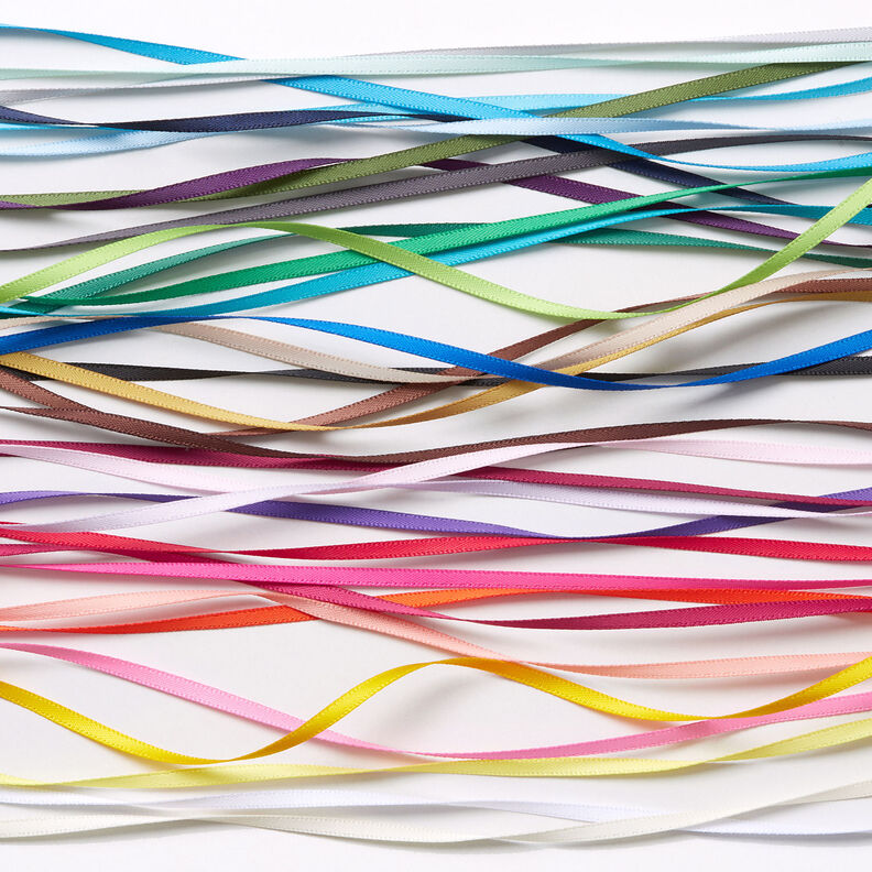 taśma satynowa [3 mm] – jasnoniebieski,  image number 4