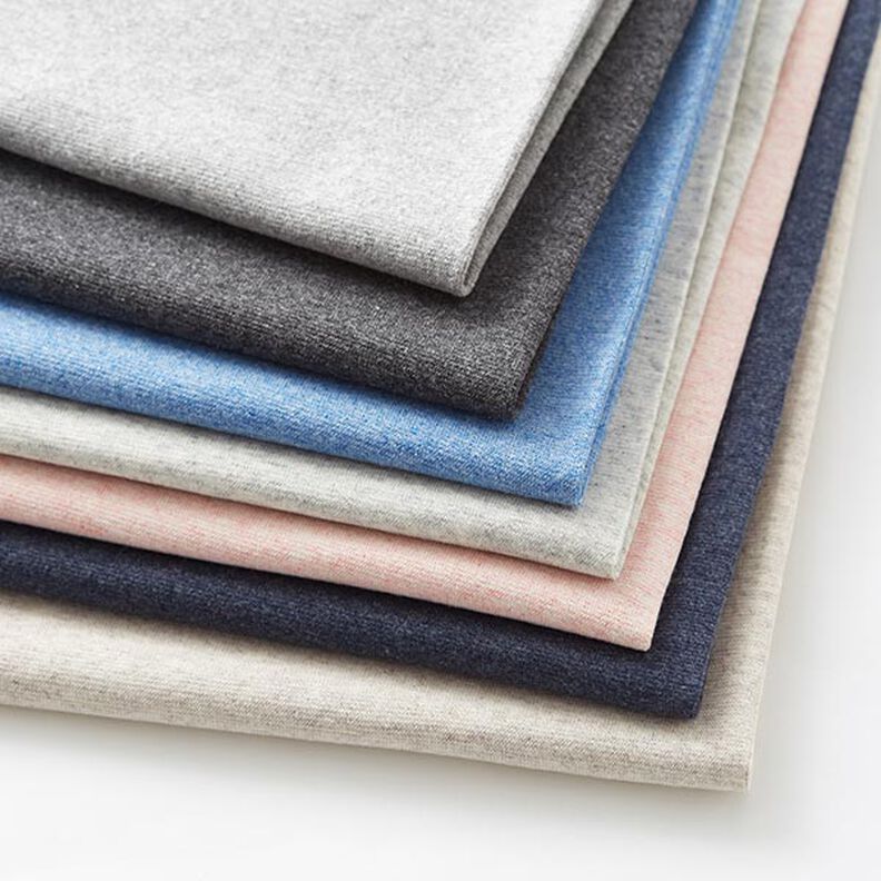 Dzianina ściągaczowa jednokol. – jasnoniebieski,  image number 7