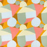 Popelina bawełniana w abstrakcyjne kształty | Nerida Hansen – oliwka/homar,  thumbnail number 1