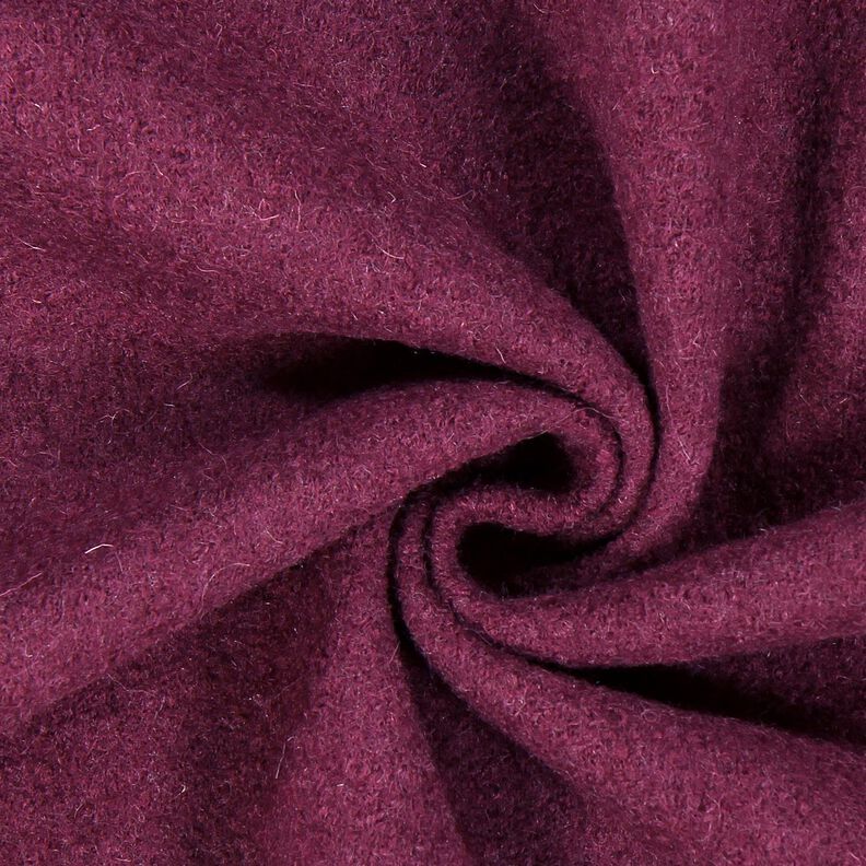 Wełniany loden spilśniany – winogronowy, image number 1