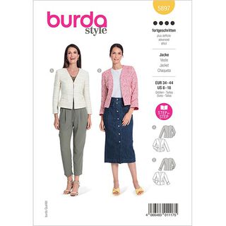 Kurtka  | Burda 5897 | 34-44, 