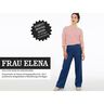 FRAU ELENA – gładkie spodnie o prostej nogawce, Studio Schnittreif  | XS -  XXL,  thumbnail number 1