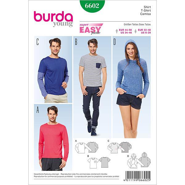 Koszulka, Burda 6602,  image number 1