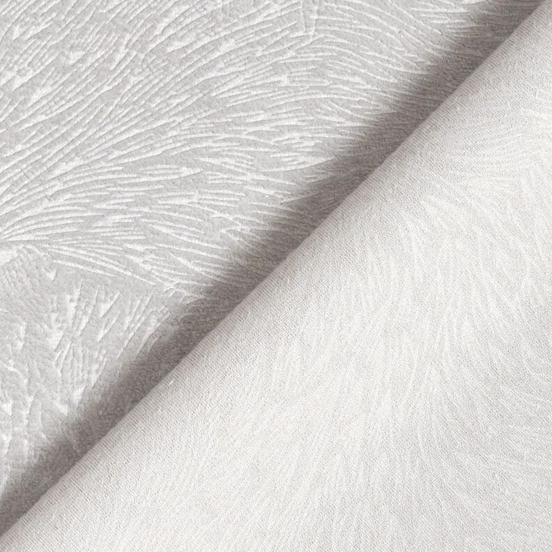 Aksamit dekoracyjny abstrakcyjne gałęzie – srebrnoszary,  image number 4