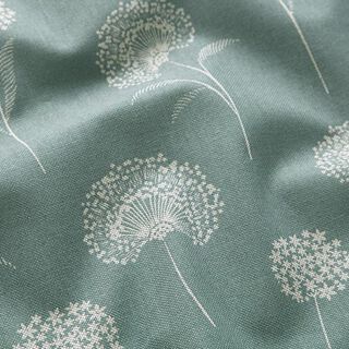 Tkanin dekoracyjna Half panama dmuchawiec – naturalny/zieleń trzcinowa, 