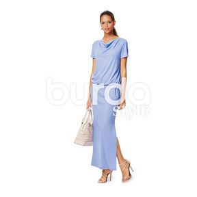 Sukienka, Burda 6639, 