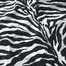 Tkanina tapicerska Żakard zebra – biel/czerń,  thumbnail number 2