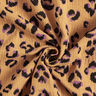 Muślin / Tkanina double crinkle panterka – stare złoto/czerwona lilia,  thumbnail number 3