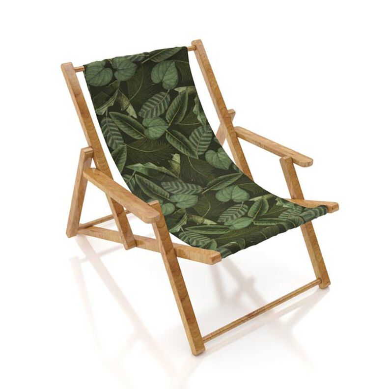 Tkanina outdoor Płótno Liście palmowe – ciemna zieleń,  image number 9